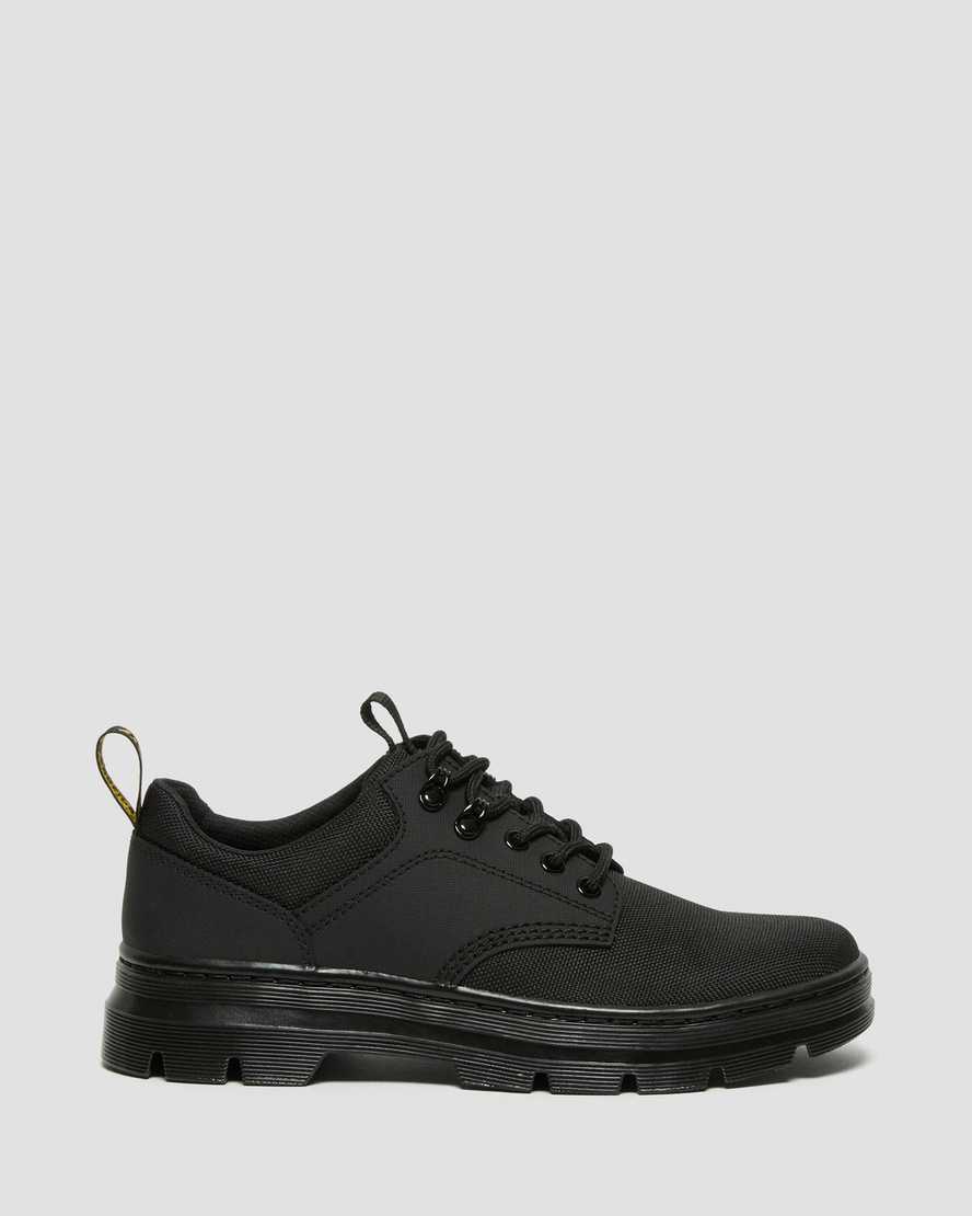 schwarze dr. martens reeder mono damen-utility-schuhe
