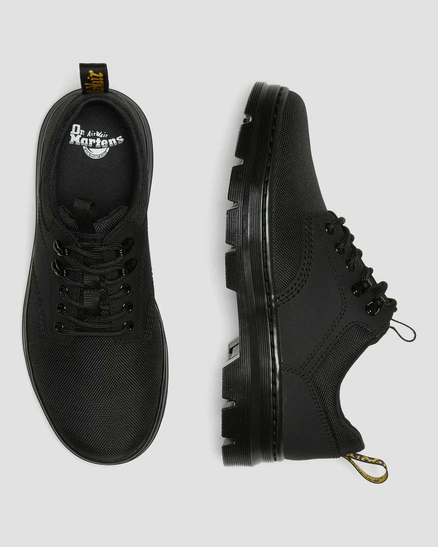schwarze dr. martens reeder mono damen-utility-schuhe
